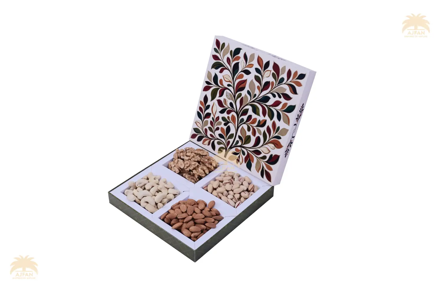 Ajfan Botanical Foliage Gift Box - (4 x 80g | Total 320g) product