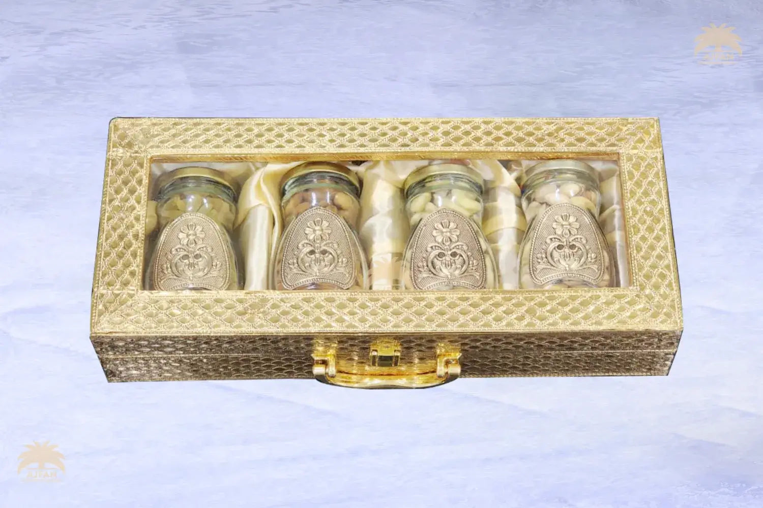 Ajfan Golden Deluxe Gifting Box - (4 x 100g | 400g)