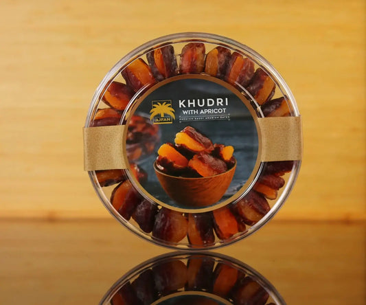 khudri-dates-stuffed-with-apricot Khudri Dates Stuffed With Apricot | Premium Saudi Arabian Dates