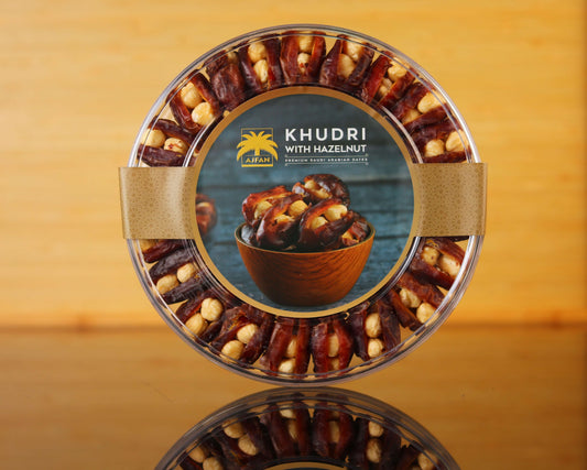 Khudri Dates Stuffed With Hazelnuts