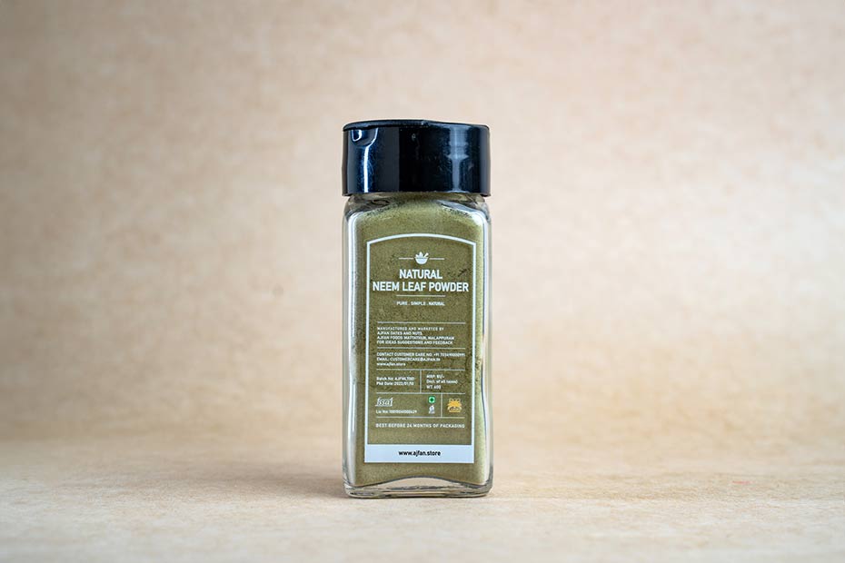 Natural Neem Leaf Powder - 60Grams