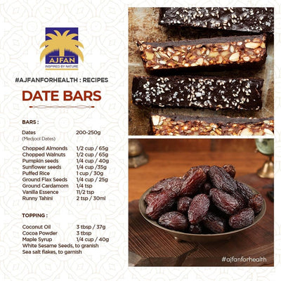 AJFAN FOR HEALTH: RECIPE - HEALTHY DATE BARS