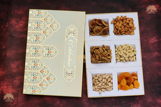 Almond, Pista, Fig, Walnut, Apricot, Cashew - 100gm (Each) | Total 600gm