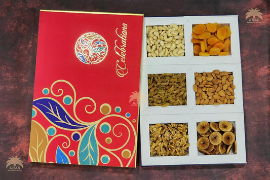 Almond, Kishmish, Fig, Walnut, Apricot, Cashew - 100gm (Each) | Total 600gm