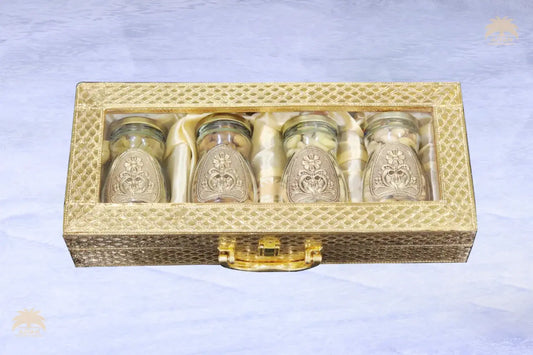 Ajfan Golden Deluxe Gifting Box - (4 x 100g | 400g)
