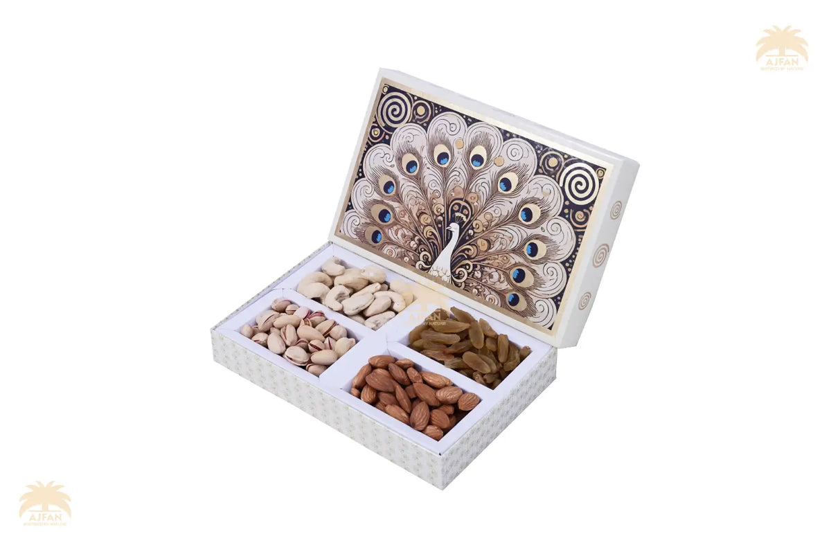 Ajfan Ivory Peacock Elegance Gift Box - (4 x 50g | Total 200g)