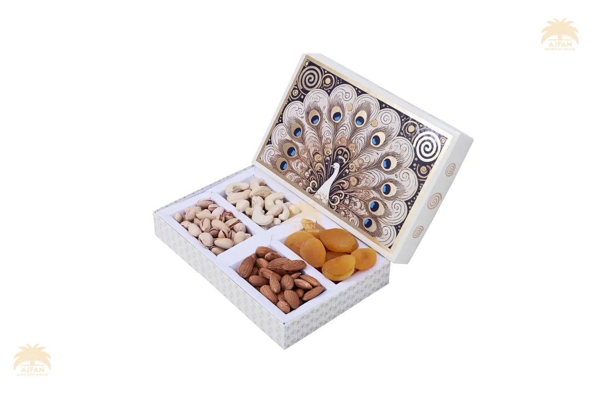 Ajfan Ivory Peacock Elegance Gift Box - (4 x 50g | Total 200g)