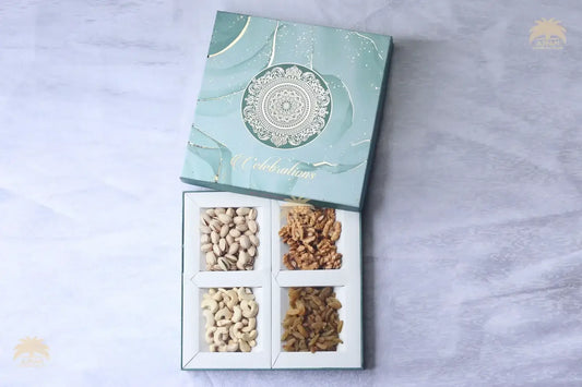 Ajfan Regal Diwali Indulgence – Premium Dry Fruit Gift Hamper (400g Total)