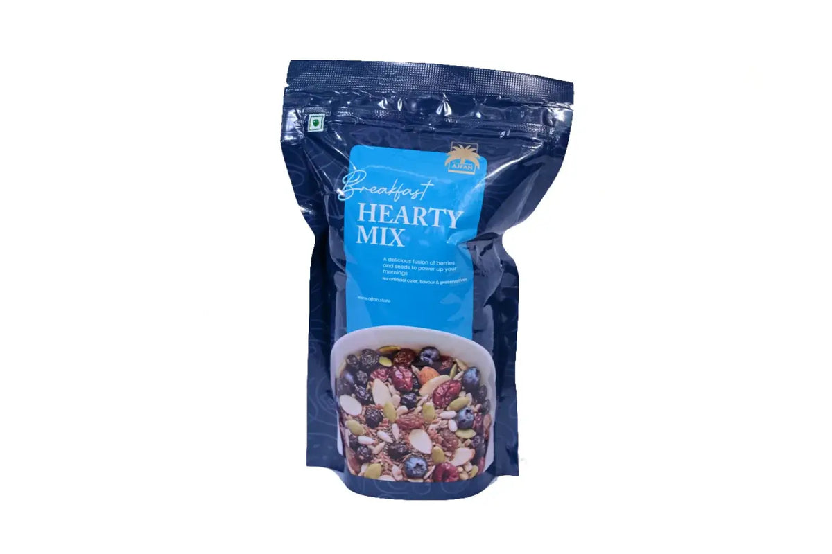 Ajfan Breakfast Hearty Mix Pouch – 240g Superfood Blend with Berries, Nuts & Seeds