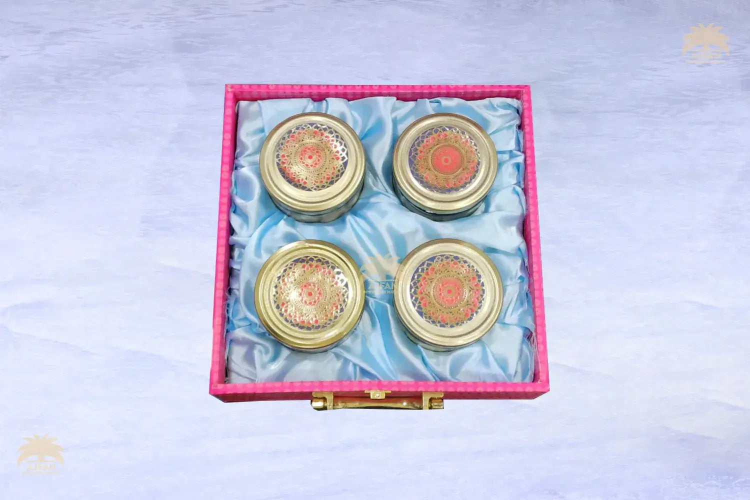 Ajfan Elegant Floral Dry Fruit Gift Box – (4 x 100g | Total 400g)