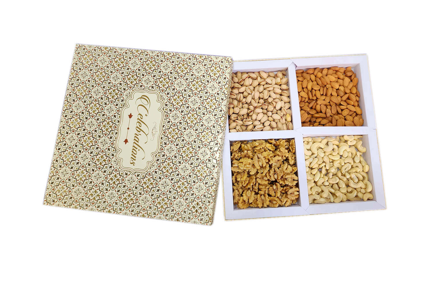 Almond, Pista, Cashew, Walnut - 250gm (Each) | Total 1 Kg