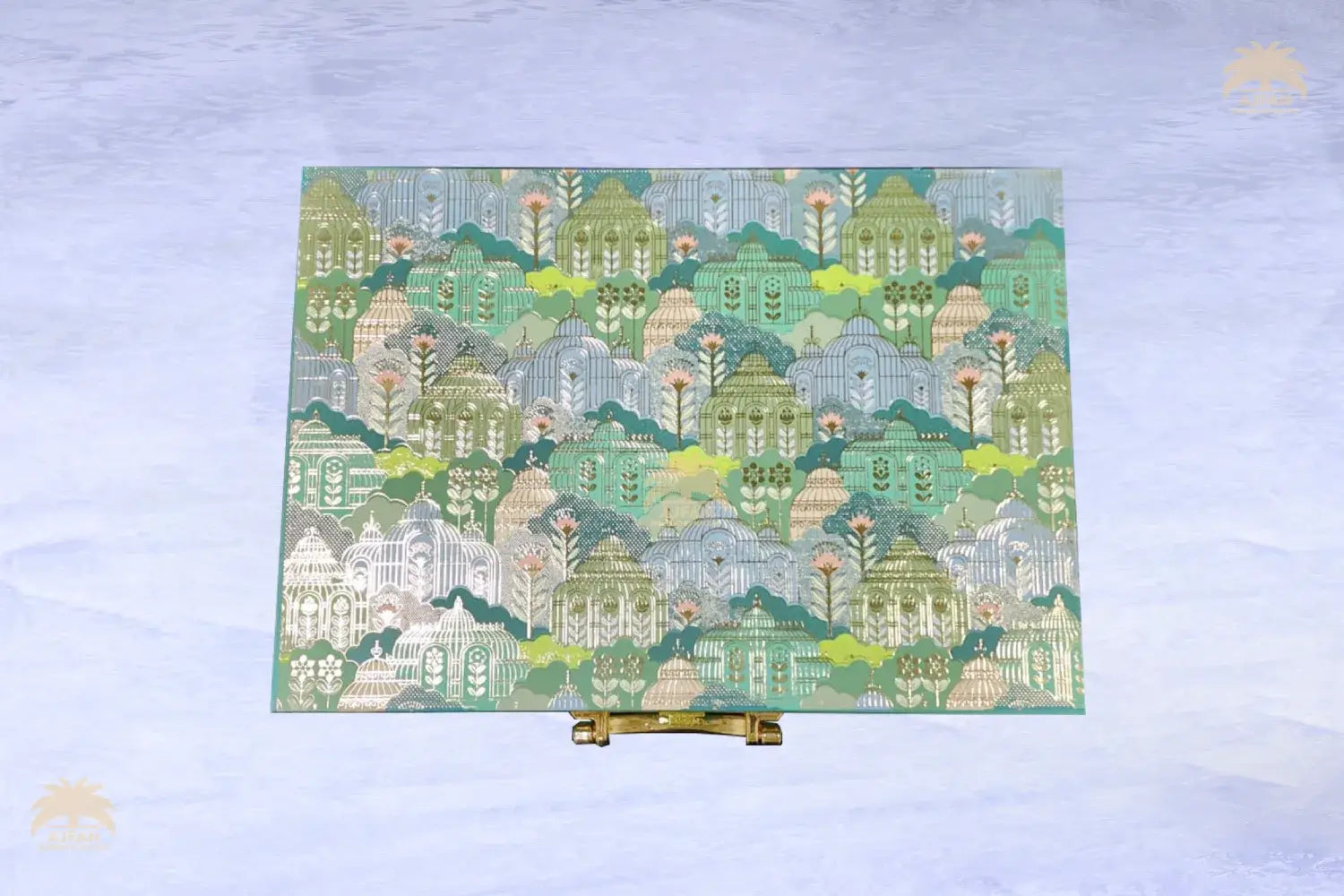 Ajfan Green Heritage Palace Gift Box – (6 x 100g | Total 600g)