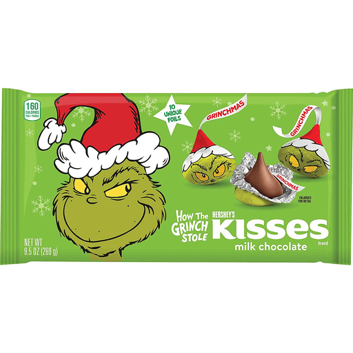 Hershey's Kisses Milk Chocolates with Grinch – Ajfan Store