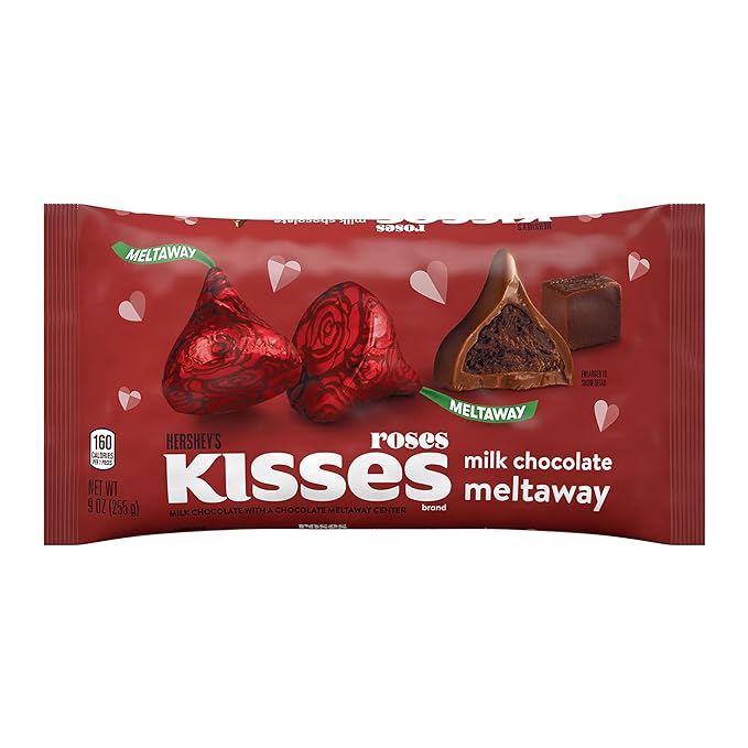 Hershey's Roses Meltaway Kisses Milk Chocolate - 255G