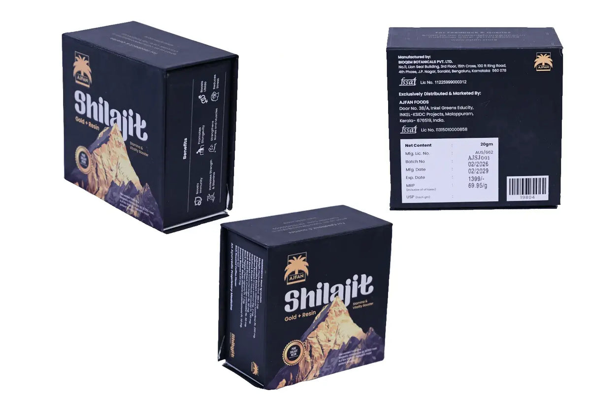 Ajfan Shilajit (Gold + Resin) - 20 GM