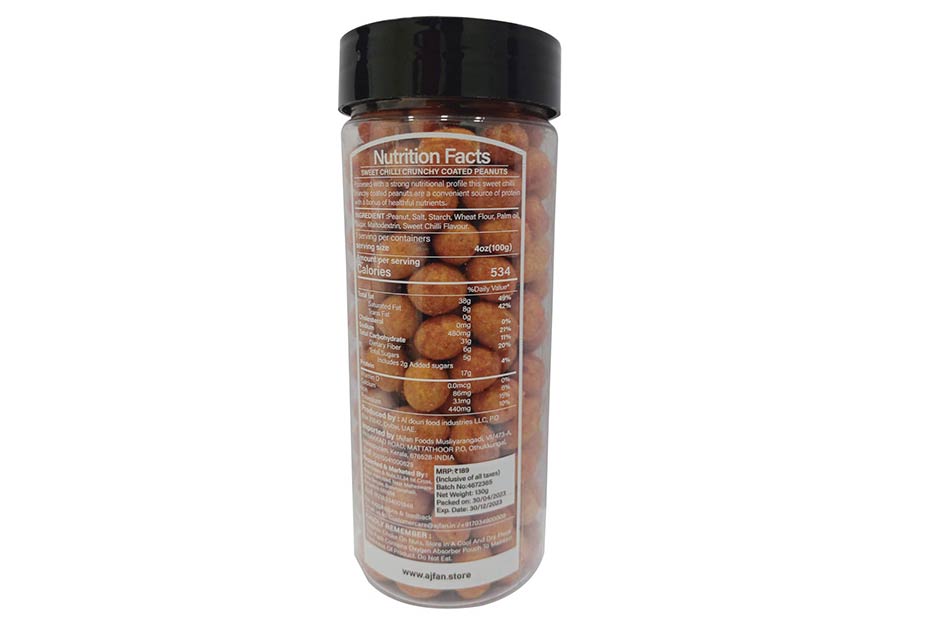 Sweet Chilli Crunchy Coated Peanuts - 130 Grams